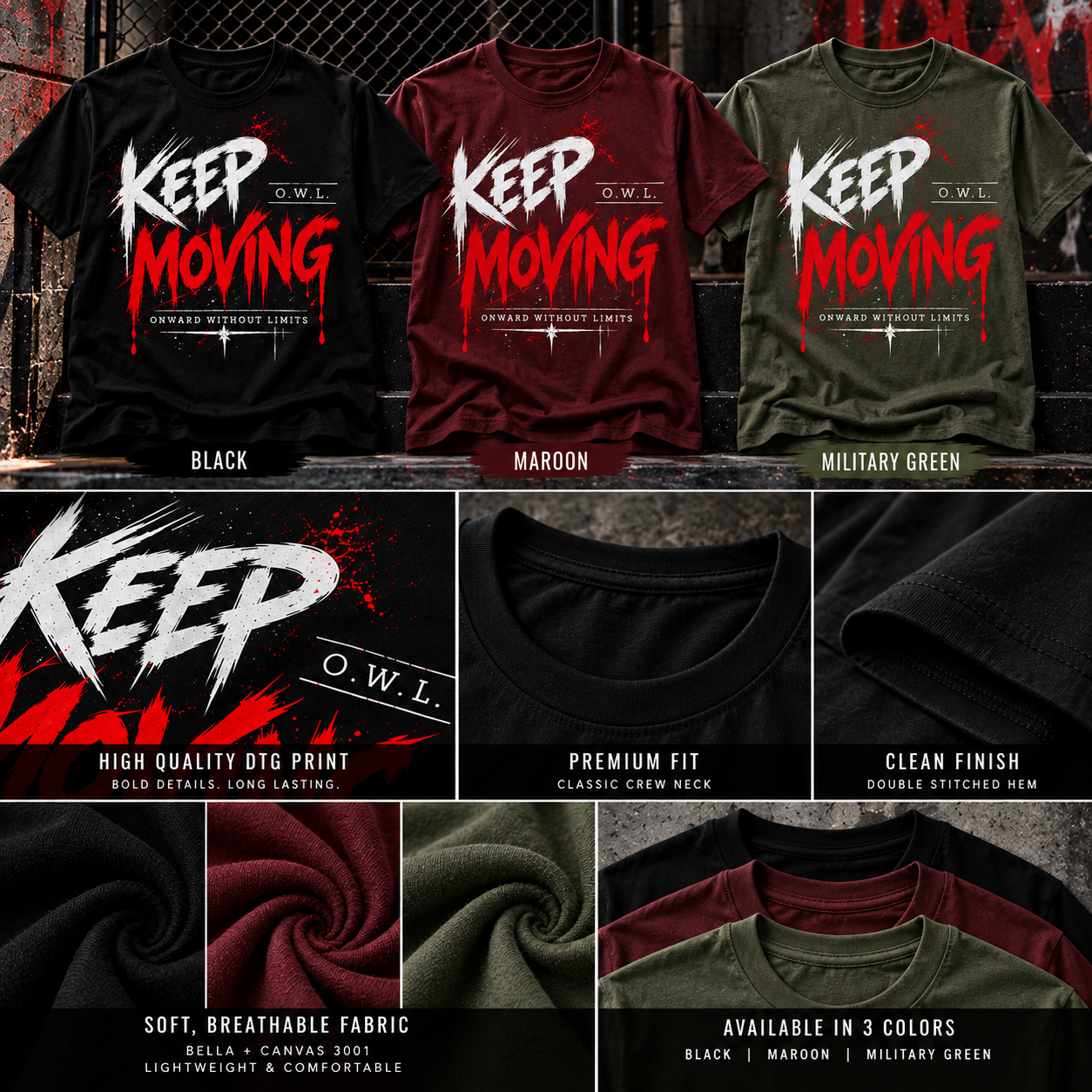 Keep Moving Tee